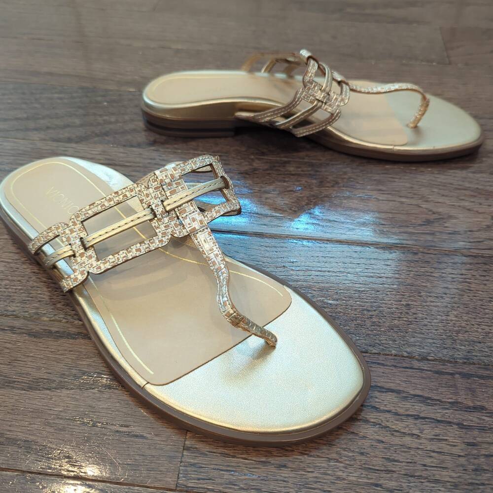 Vionic Alvana Sandals Size 9 Gold
